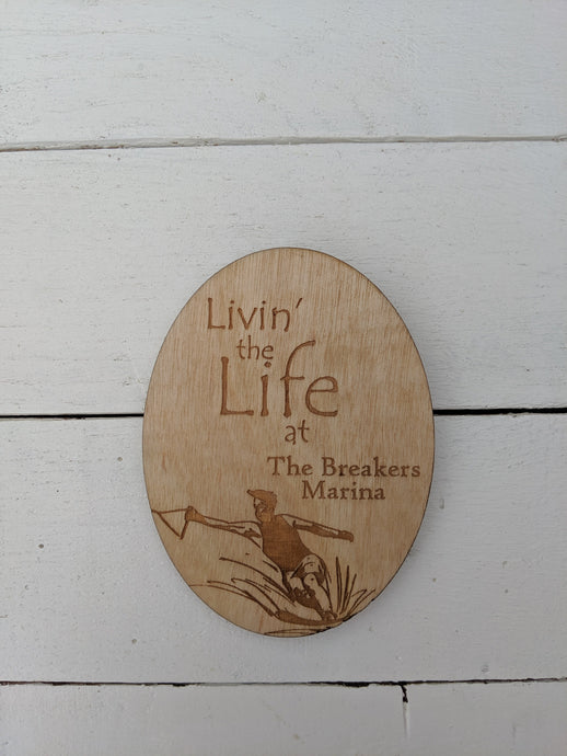 Custom Living Life Magnet