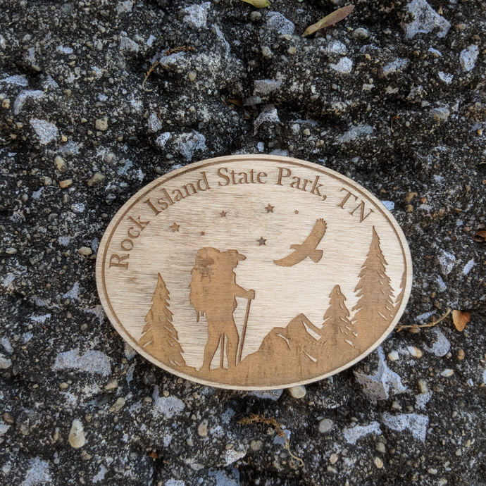 Custom Hiker State Park Magnet