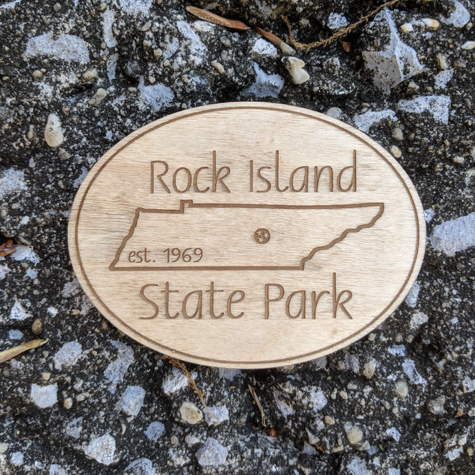 Custom Established State Park Magnet
