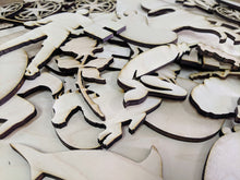 Load image into Gallery viewer, Airplane Unfinished Wood Cutout Shapes - Laser Cut DIY Craft