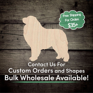 Great Pyrenees Unfinished Wood Cutout Shapes - Laser Cut DIY Craft