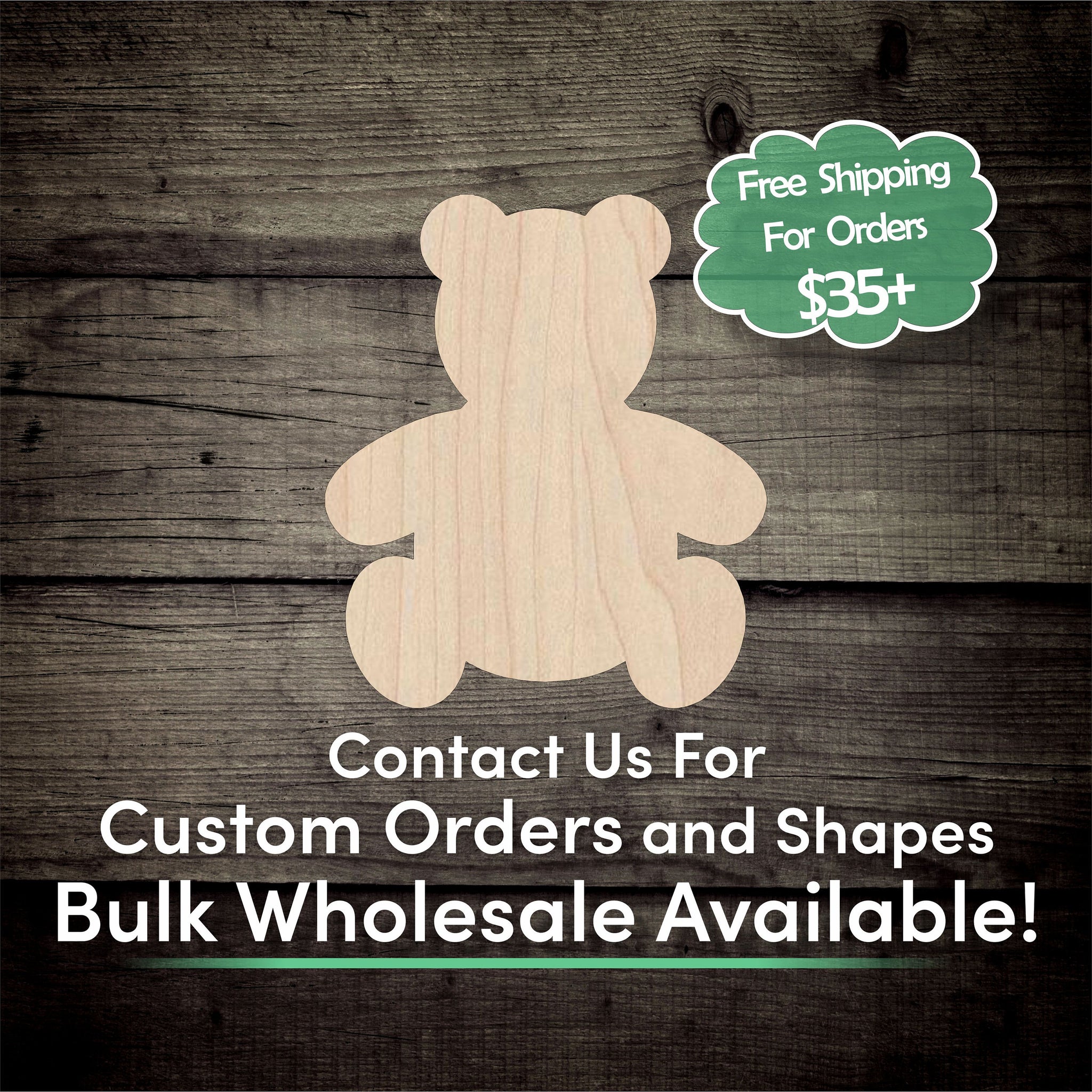 Wooden craft on sale shapes wholesale