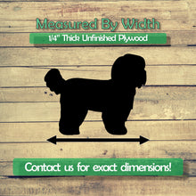 Load image into Gallery viewer, Shih Tzu Dog Unfinished Wood Cutout Shapes - Laser Cut DIY Craft